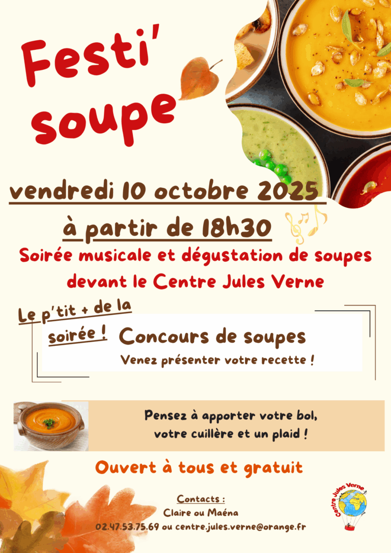 Festi'soupe 10 octobre centre Jules Verne