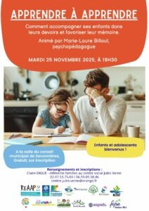 conférence novembre 2025 centre social Jules Verne